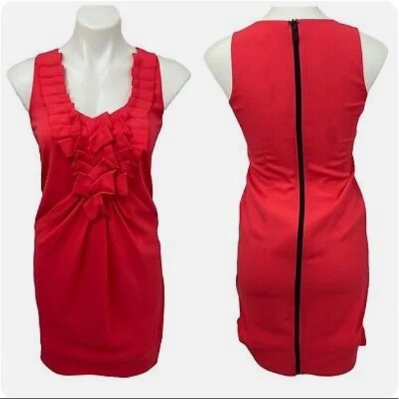 Rachel Roy Ruffled Sheath Dress - Picture 1 of 12